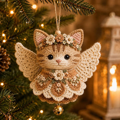 🔥Gehaakte engeltjes als kerstversiering – Schattige gevleugelde kerstboomdecoraties🧶