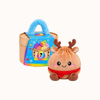 🥟🎄 Kerst Dumpling Knuffel – Het Schattigste Kerstmaatje! ❤️