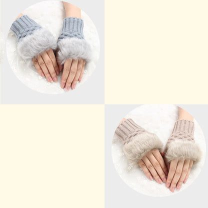 💕KOOP 1 KRIJG 1 GRATIS🔥 Fuzzy Zacht Gebreide Warme Vingerloze Handschoenen