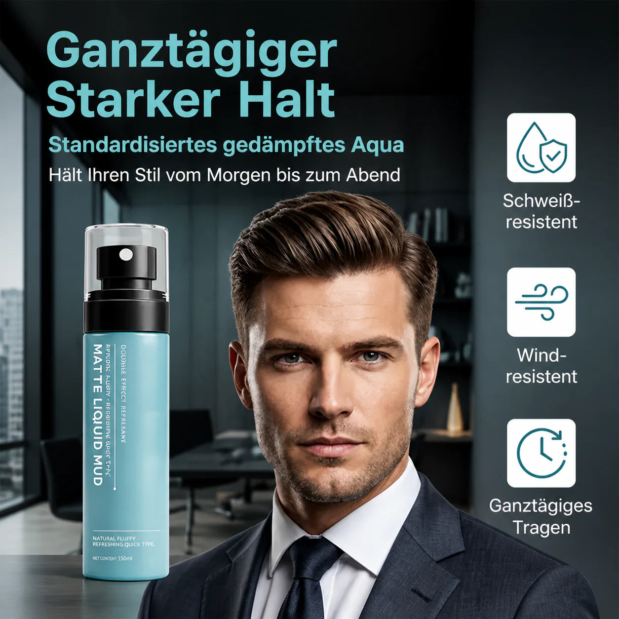 💇‍♀️✨ 50% KORTING! Sneldrogende matte haarlak Sterke Hold met een Frisse Matte Look!