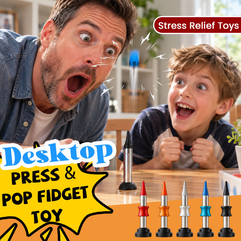 🧩 Desktop Press & Pop Fidget Toy — Voor drukke handen & ontspanning