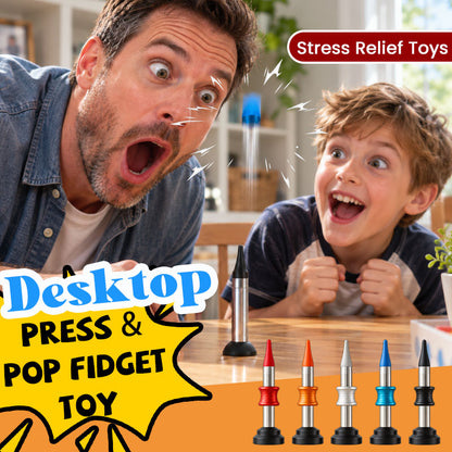 🧩 Desktop Press & Pop Fidget Toy — Voor drukke handen & ontspanning