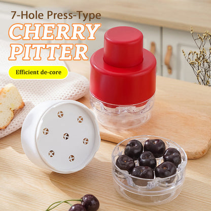 🍒Kersenontpitter: multifunctionele ontpitter met 7 gaten voor het maken van jam🍯