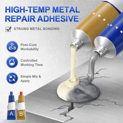 ⏰Wekelijkse speciale aanbieding: 2 halen, 1 gratis🔧 Hittebestendige metaalreparatielijm