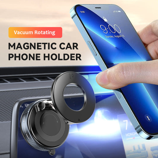 Vacuüm roterende magnetische houder voor autotelefoon