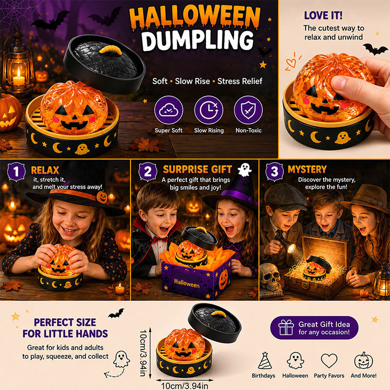 Halloween Verrassings Speelgoed Set – Schattig, Zacht & Leuk 🎃👻✨