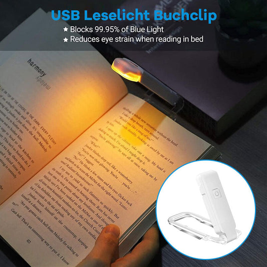 USB-oplaad Clip-on leeslamp