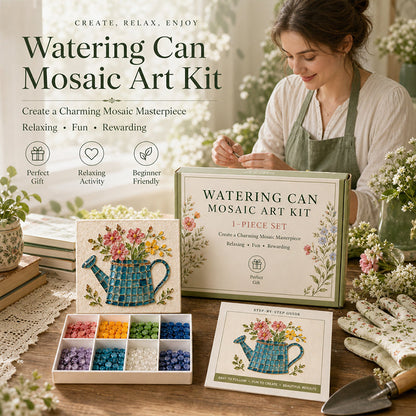 💐🎨 Maak Zelf Een Betoverende Mozaïek Gieter – Creatief, Ontspannend & Uniek! 🌟🪴