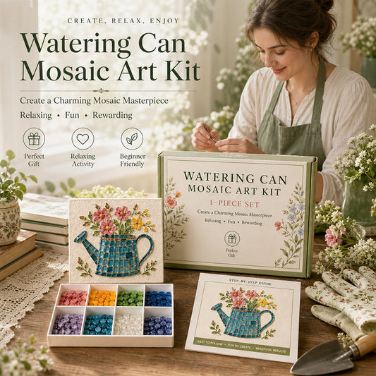 💐🎨 Maak Zelf Een Betoverende Mozaïek Gieter – Creatief, Ontspannend & Uniek! 🌟🪴
