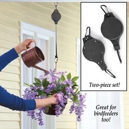 🌳 Intrekbare hefmand-tuinhaak