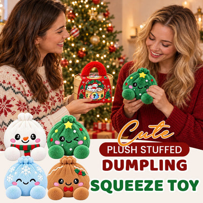 🥟🎄 Kerst Dumpling Knuffel – Het Schattigste Kerstmaatje! ❤️