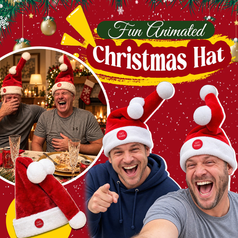 🎄🎅 Grappige Bewegende Kerstmuts – Dé Hit van Elk Kerstfeest!