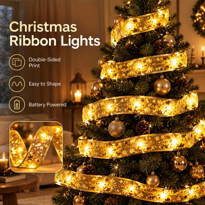 🌟🎄 LED Kerstslinger met Dubbelzijdige Kerstprints – Flexibel & Sfeervol 💫