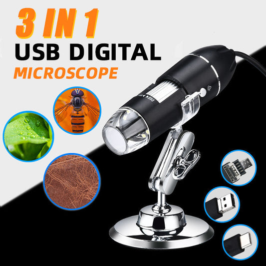 🔥3-in-1 USB digitale microscoop
