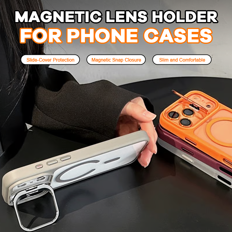 Magnetische lenshouder voor schokbestendige telefoonhoes 📱
