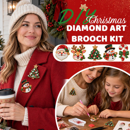 💎🎄 DIY Kerst Diamond Broche – Maak Je Eigen Feestelijke Sieraad!