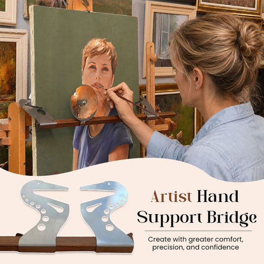 🔥Laatste dag: 49% KORTING - 🎨Verstelbare steunbeugel voor de hand bij een schildersezel (bij aankoop van 2 stuks gratis verzending)