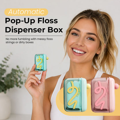 ✨Automatische flosdoos met pop-upmechanisme