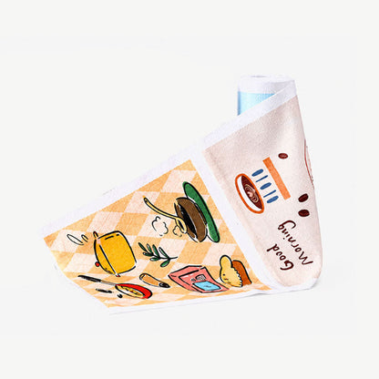 Maak Schoonmaken Vrolijk Met Cute Cartoon Doekjes! 🌈🧼🐻 Reinigingsdoekje met cartoonprint, afscheurbaar