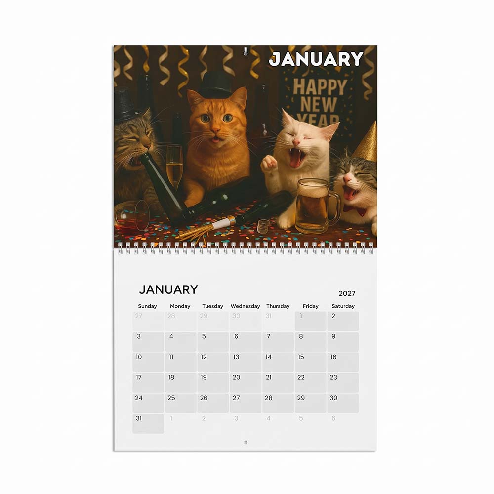 🍺🐱Kalender ‘Drunk Cats 2027’