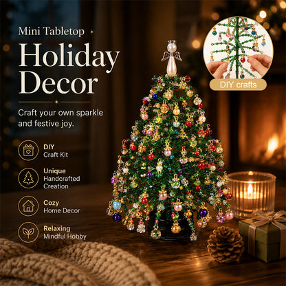 🎄 DIY Kralen Kerstboom Kit – Maak Jouw Eigen Sprankelende Kerstdecoratie! ✨🎁