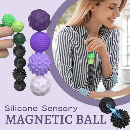 Siliconen sensorische magnetische bal