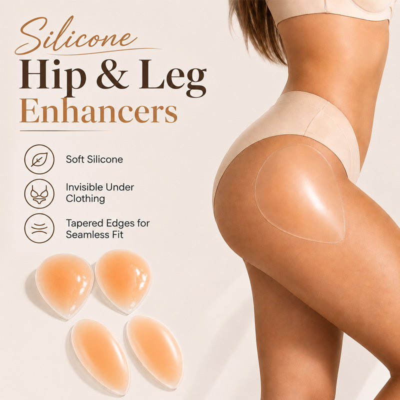 🍑✨ Siliconen heup- en beenvormers: Direct rondere rondingen & rechte benen 💃💕