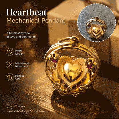 ❤️‍🔥⚙️Mechanische hanger met hartslag - ✨Hartmotief × Mechanische stijl