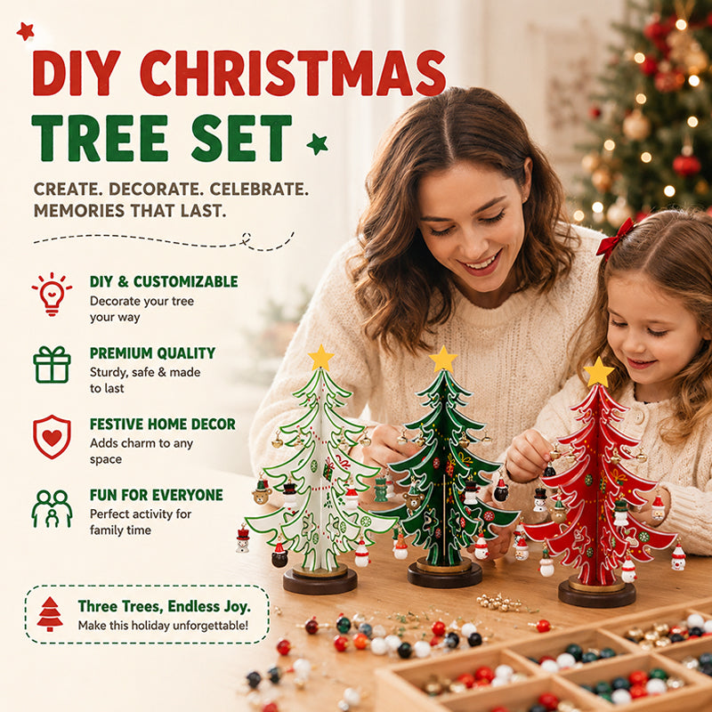 🎄 Zelfgemaakte houten kerstboomversiering