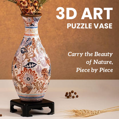 🎄Kerst promotie-49% UIT🎄3D kunst puzzel vaas