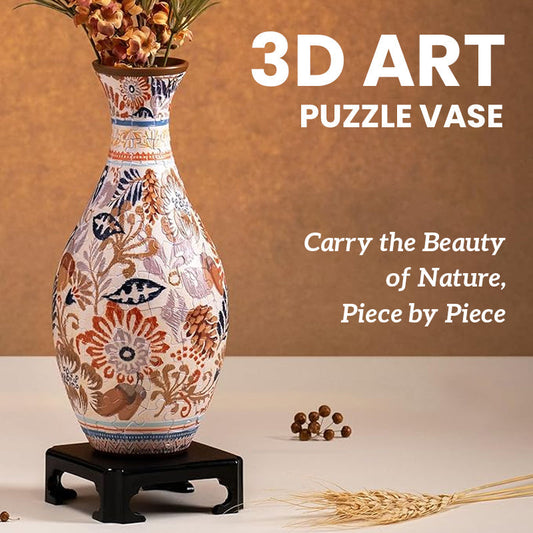 🎄Kerst promotie-49% UIT🎄3D kunst puzzel vaas