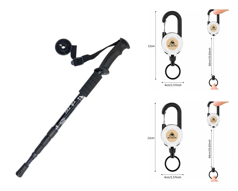 🌄 Aluminium Trekkingstok – Lichtgewicht, Verstelbaar & Comfortabel! 🥾✨