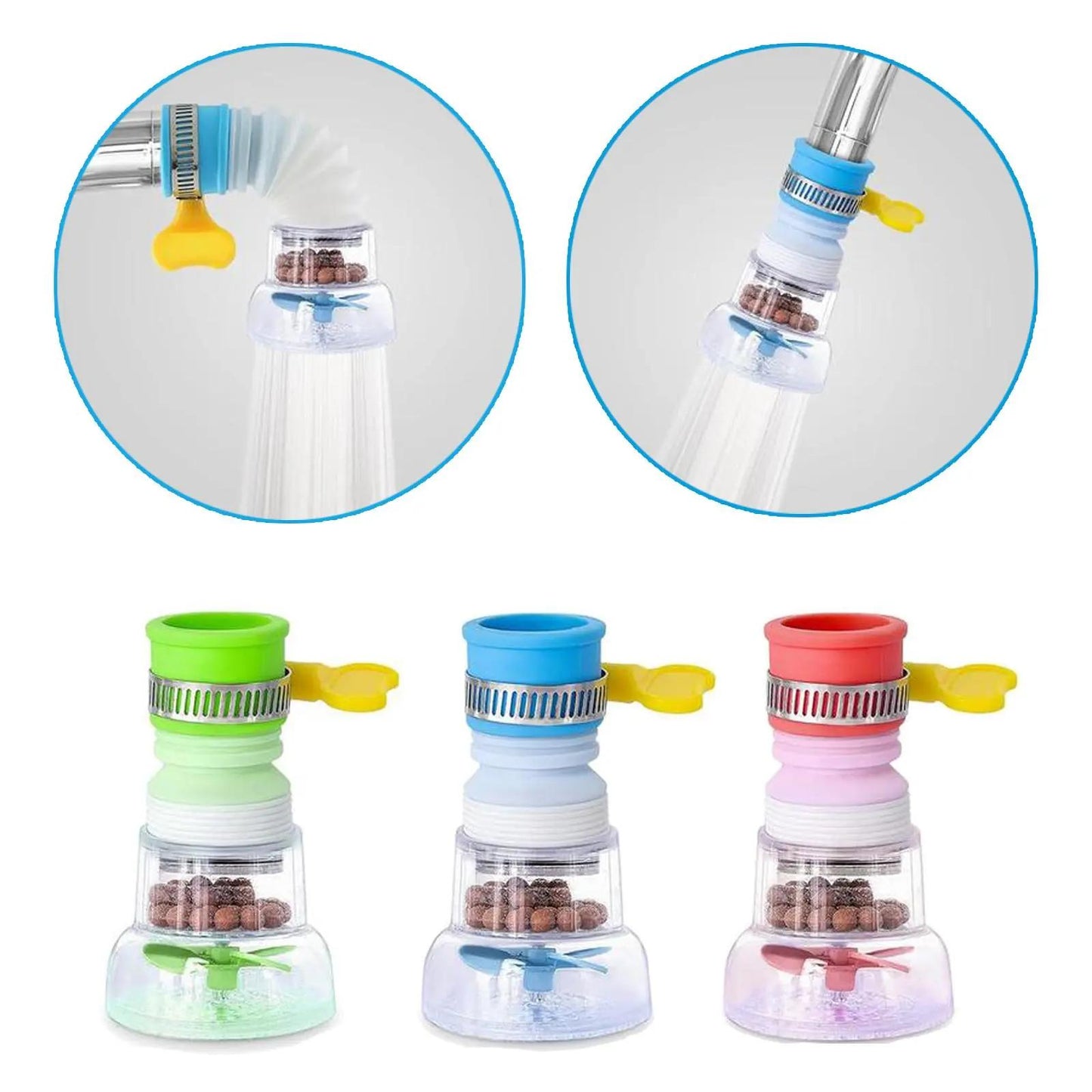 Multifunctionele Kraan Filter Set — Schoon & Efficiënt Watergebruik 🚰🌿✨