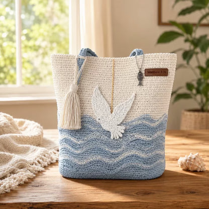 🔥LAATSTE DAG 50% KORTING -❤️ Handgemaakte gehaakte christelijke tas (✨Limited Edition 2026)