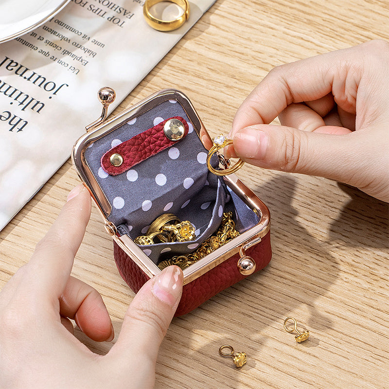 ✨Nieuw binnen✨ Mini sieradendoosje van echt leer