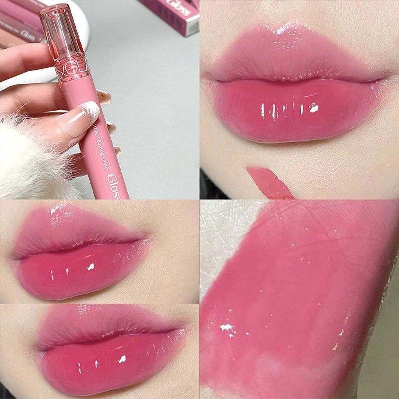 Glanzende lipgloss volledige kleur