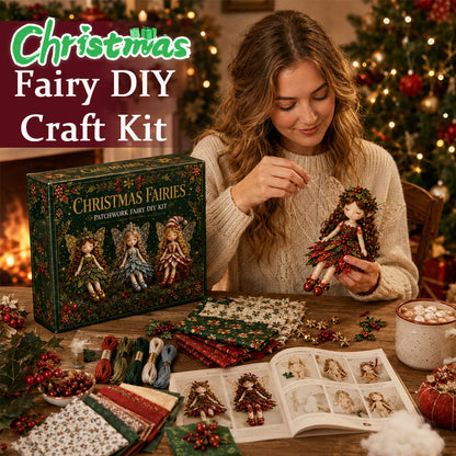 ✨ Kerstmagie Patchwork Fee DIY-pakket