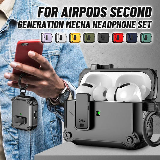 Voor Airpods tweede generatie Mecha koptelefoonset
