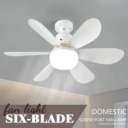 🌟 Zesbladige Ventilatorlamp — Breng comfort en verkoeling in elke ruimte!