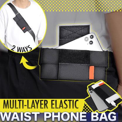 Telefoonhoesje met elastische taille
