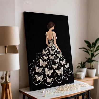 🔥Laatste dag: 50% KORTING - 🏰✨DIY-kralenkunstset - Kasteel met parels🎇