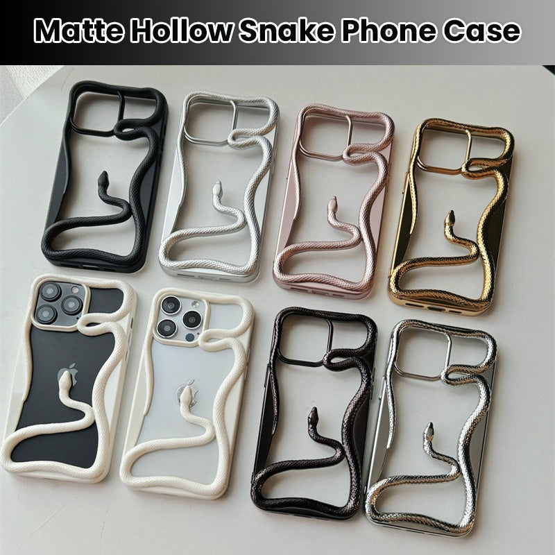 Matte holle slang telefoonhoesje
