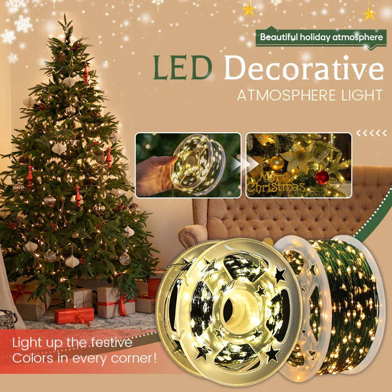 🌟🎇 Flexibele LED Vuurwerklichtjes – Creatieve Koperdraadverlichting voor Elk Interieur