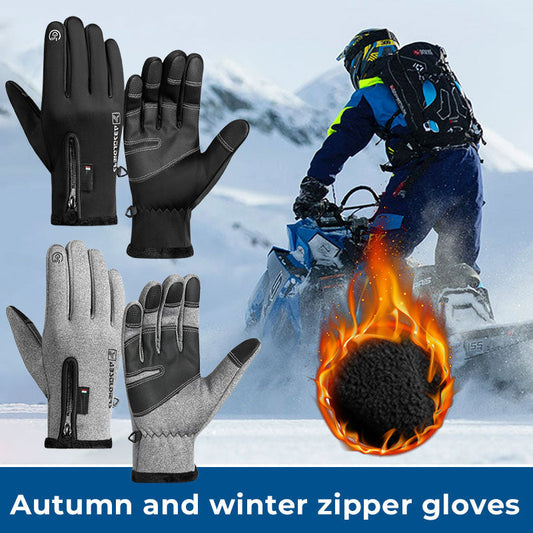 Herfst en Winter Ritssluiting Handschoenen