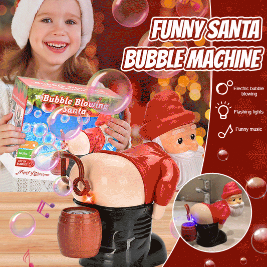Grappige Kerstman bellenblaasmachine(Bevat geen bubbelwater)