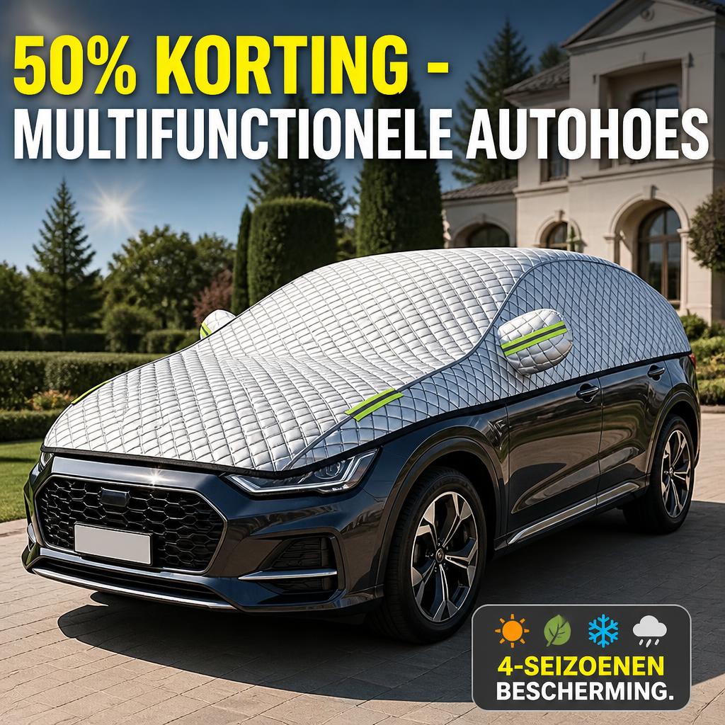 🌞❄️ Universele Auto Voorruithoes – Minder Hitte in de Zomer, Minder IJs in de Winter!