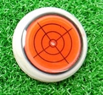 🔥(Golftrainer) Golfbalmarker Ronde dop Clip Mark met waterpasfunctie