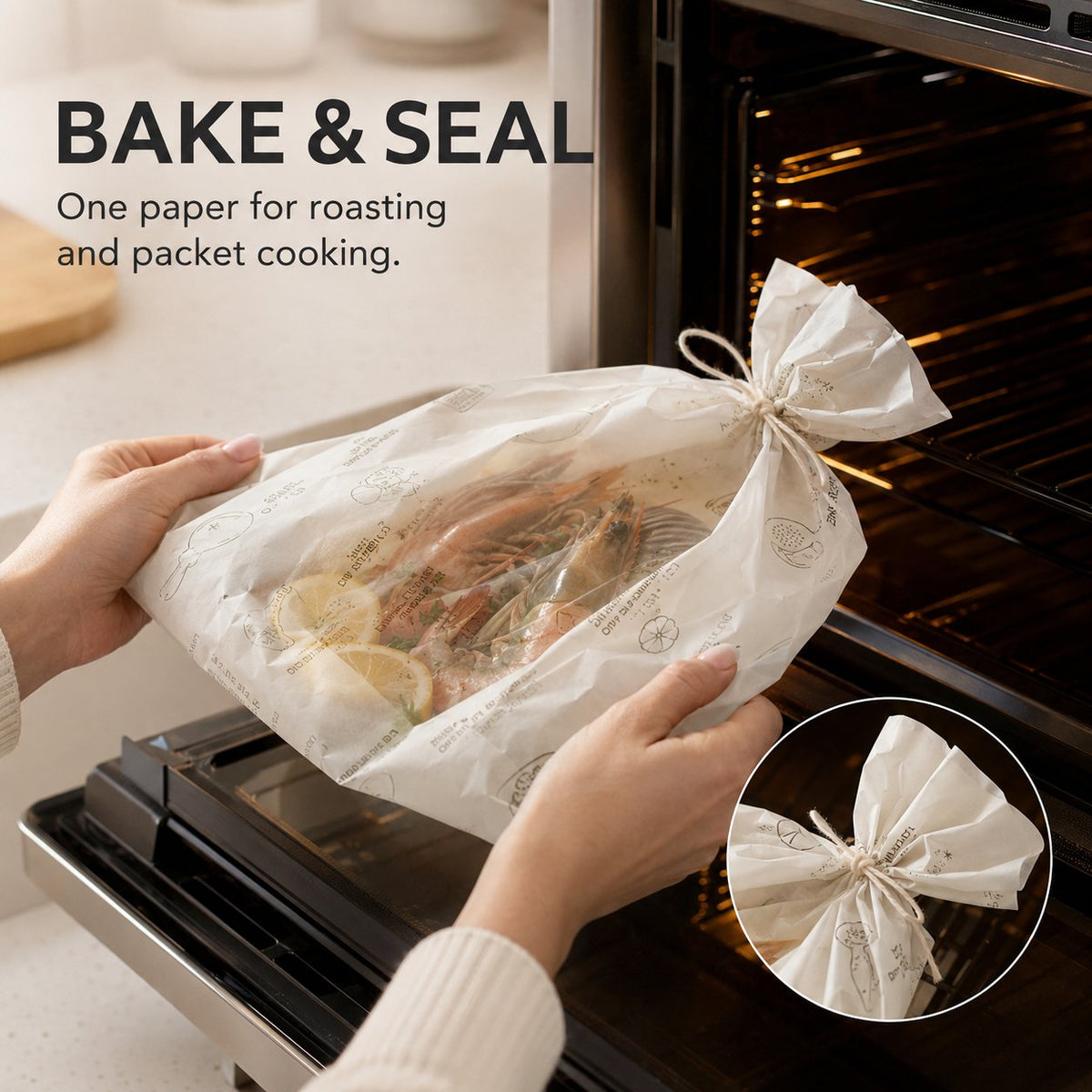 Recept-bedrukt bakpapier – Handige bakplaat voor thuisgebruik in de oven