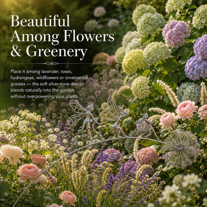 🔥 Laatste dag: 50% KORTING — Tuinsteker met dansende feeën – Een vleugje magie tussen de bloemen 🧚✨