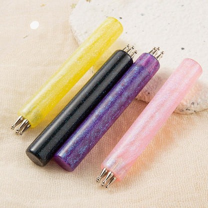💅🌸 5-Punts Nail Dotting Pen – Maak Perfecte Bloemen in Eén Druk! ✨💖